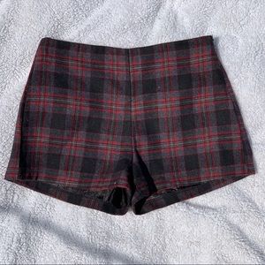 Forever 21 wool plaid shorts sz S(2-4) worn once